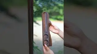Make incense holder from scrap walnut wood #wood #walnutwood #woodcaving #diy #incenseholder