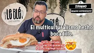 Almorzamos en Le Blé Café&Bistro.Tendiendo puentes entre Venezuela y La Mancha con un súper bocata.