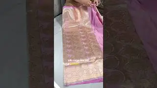 pure satin banarasi silk saree 🌹🎉💐 #banaras #saree #onlineshopping #indianhandlooms #silksaree