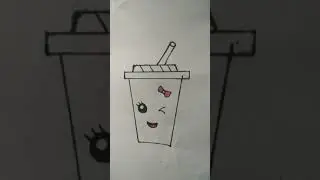 #how to draw cute drink step by step#easy cold drink drawing#easy drawing for kids pleasesubscribe 👇
