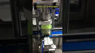 Automatische enkelvoudige kop rijst plastic container schroefdopmachine