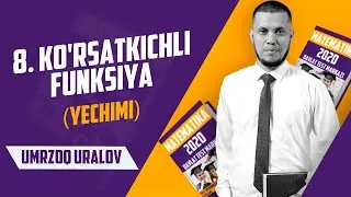 DTM 2020. 8. KO'RSATKICHLI FUNKSIYA