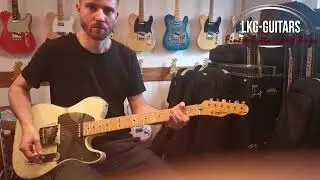 Siggi Braun Customshop Tele &ndash; LKG-Edition &ndash; Vintage White &ndash; Medium Aged &ndash; incl. Case &ndash; 1011