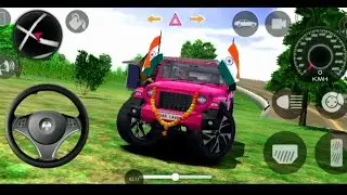 #new Mahindra Thar modified 👿 khatarnak stunt 👿 video ll Dollar💰songs ll (Android paly gem) video  
