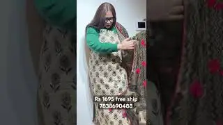 Cotton ke suit vo bhi affordable price Rs 1695 free ship,7838690488#online #cotton #suit #unstitched