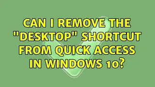 Can I remove the 