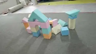 Baby&rsquo;s Soft Block Playground | Safe & Fun Indoor Play #indoorplayground  #SoftBuildingBlocks