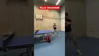 Solid backhand open up #moberlyttc #tabletennis #shrewinremata #tabletenniscoach