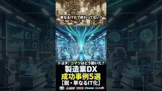 トヨタ、コマツはどう動いた！？製造業DX成功事例5選