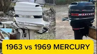 Vintage Mercury Outboard Battle! 9.8 HP (1963) vs 7.5 HP (1969) | Speed & Sound Test