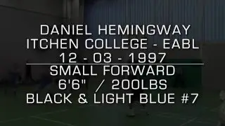 Dan Hemingway Itchen College Basketball EABL Highlight Tape 2015