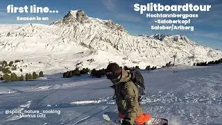Splitboardtour Hochtannbergpass Saloberkopf     Salober Arlberg