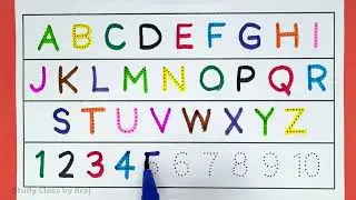 abc song | writing along dotted alphabets | learn and write abc | tracing abc | abcdef