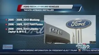 Ford issues airbag recall
