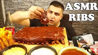 ASMR STICKY RIBS | COASTE LIPICIOASE | BARBECUE | SAUCE | DILL SAUCE | FRENCH FRIES | GDR 4K