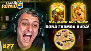 DONA FARMOU AURA 👑 com ESSE DECK! de PEKKA NIVEL MAXIMO! DECK AGRESSIVO CLASH ROYALE