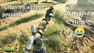 Chivalry 2 -PS5- Giving a dirty peasant my weapon!!!