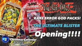 Epic Yu-Gi-Oh! Blister Pack Openings - ERROR PACKS, RARE GOD PACKS?