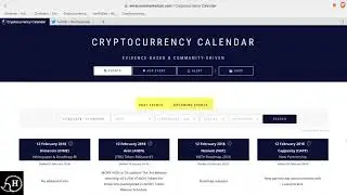Crypto Tools Ep.1 | Coinmarketcal Find and track upcoming crypto events.