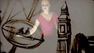 Sand animation drawing