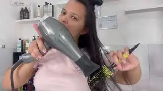 COMO ESCOVAR SEU CABELO SOZINHA EM CASA ? COMO EU FAÇO UMA ESCOVA MODELADA EM MEU CABELO ?