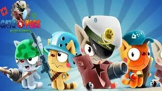 Cats vs Pigs - Battle PVP Arena Android Gameplay (Beta Test)