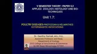 Protozoan & Helminthes diseases of Poultry