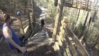 ZipLine in Gatlinburg TN March 2013