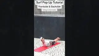 Backside & Frontside Surf Pop Up Tutorial zum Nachmachen (deutsch)
