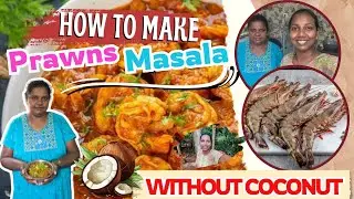 Prawns Masala  Without Coconut Recipe 😋Finally We are Free Now🤩|Kurkure😁|#goanvlogger #konkanivideos