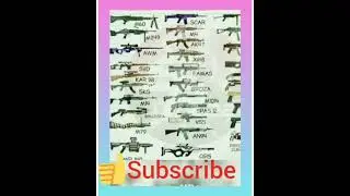 Free Fire All Guns Name | Free Fire All Gun Skin #shorts