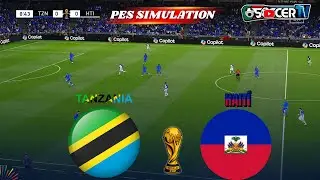 Haiti vs Tanzania- World Cup 2026 Mode | Full Match All Goals | PES 21 Simulation Gameplay