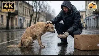 A Kind Man Rescues a Neglected Street Dog | Silent ASMR Rescue