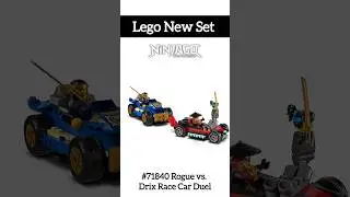 LEGO New Set - #71840 Rogue vs. Drix Race Car Duel