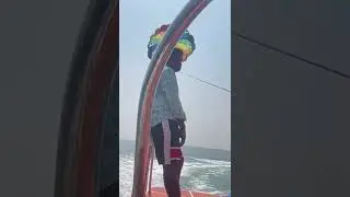 adventure at sea.. paragliding.. at manglore