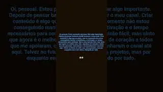 tchau...