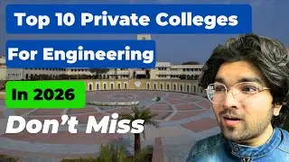 Top 10 Private Engineering Colleges in India 2026 | Best Colleges | JEE Main 2026