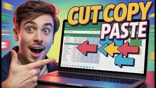 Cut, Copy, Paste in Excel| How to Select Text, Row & Column in MS Excel| Microsoft Excel Home Top 3