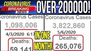 60,000 Deaths To 265,000 Deaths In One Month! (Coronavirus Breaking News)