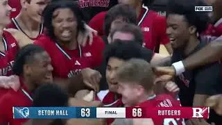 Dylan Harper Hits A Insane Buzzer Beater 3 Game Winner for Rutgers vs Seton Hall 😱