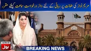 Appeal For Release Maryam Nawaz On Bail | Breaking News | BOL News