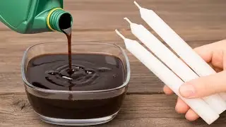 😱 Mix Candle Wax with Used Motor Oil &ndash; Powerful DIY Trick You&rsquo;ve Never Seen