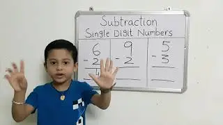 Subtraction   Single Digit Numbers