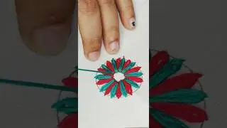 Amazing Needle work design#needlework #embroidery #sewing #shorts