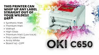 The OKI C650. Tasty visuals for the hungry consumer....