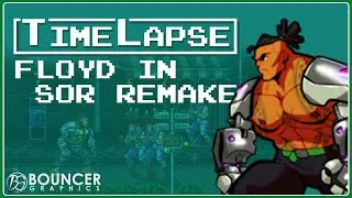 PixelArt Timelapse | Floyd Iraia in Streets of Rage: Remake?!