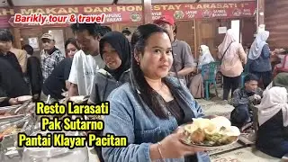 Sarapan pagi di resto larasati pak tarno pantai klayar pacitan bersama Vembors Denim #part2 #barikly