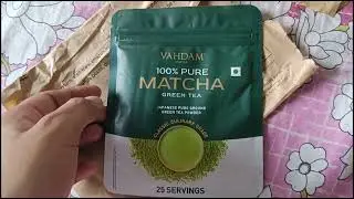 Vahdam 100% pure Matcha Green Tea review 
