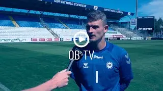 Martin Hansen inden OB - AGF
