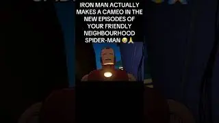 your friendly neighborhood spiderman  iron man cameo #shorts